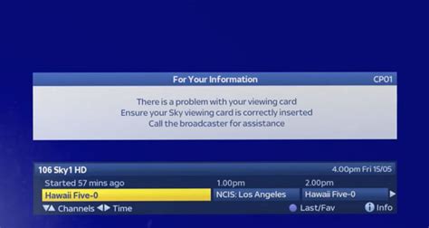 smart card failure sky digibox|my sky viewing card failed.